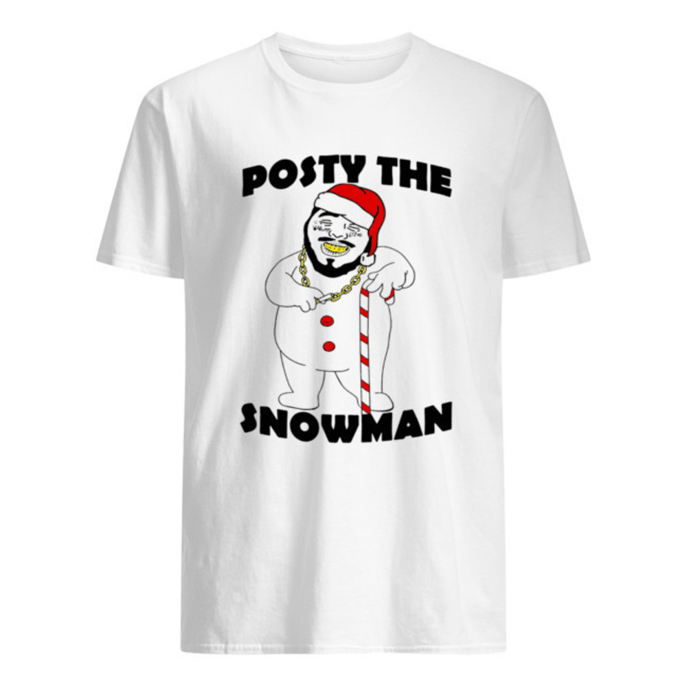 Post Malone Posty The Snowman Shirt